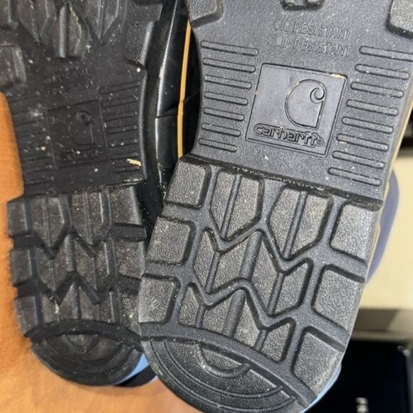 Carhartt Mens Waterproof Insulated Work Boots Size 14 Black Rubber & Neoprene - Picture 14 of 14